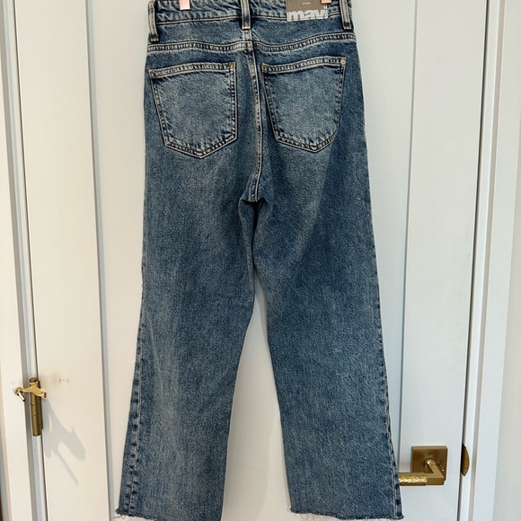 Mavi Barcelona cropped kick flare in Dark Acid wash Sz 24 - Picture 3 of 8